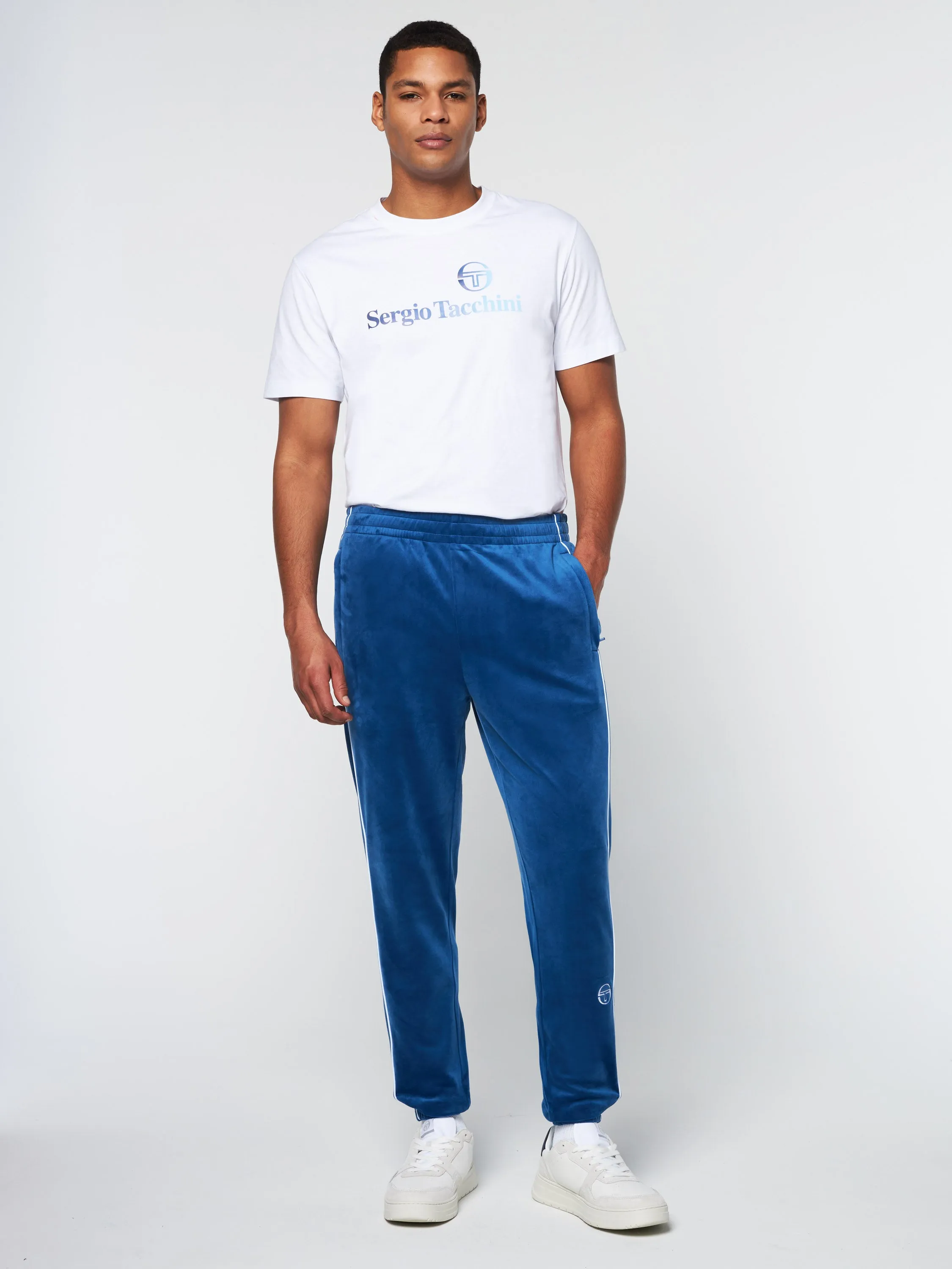 Lioni Velour Track Pant Archivio- Limoges