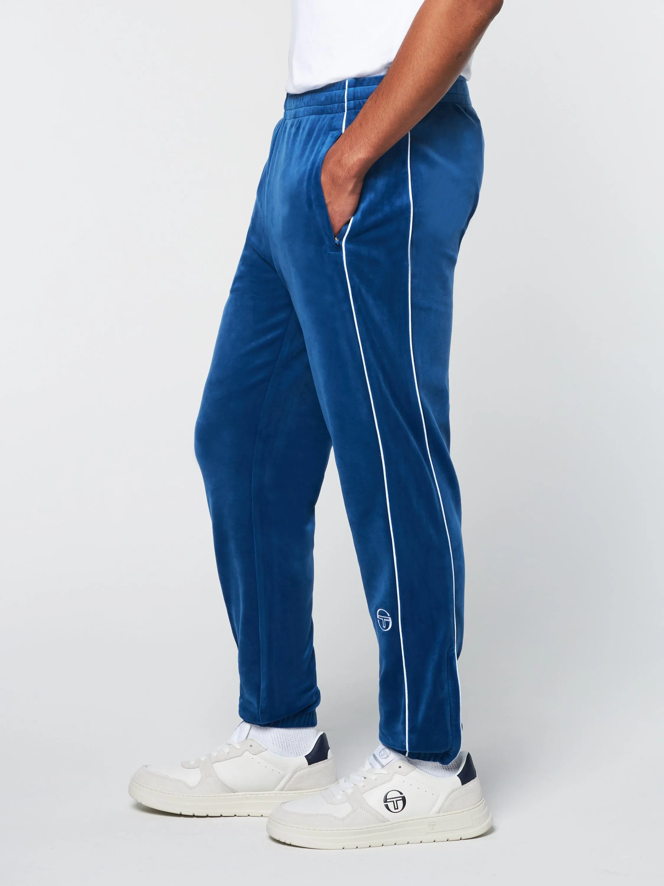 Lioni Velour Track Pant Archivio- Limoges