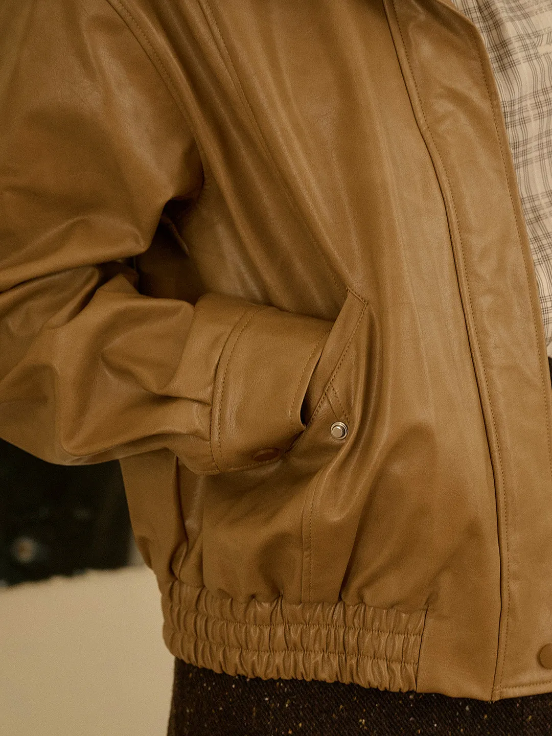 Loretta Vintage Removable Lambswool Lapel Pocket Jacket