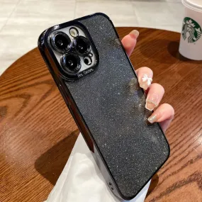 Luxury Square Plating Glitter Case