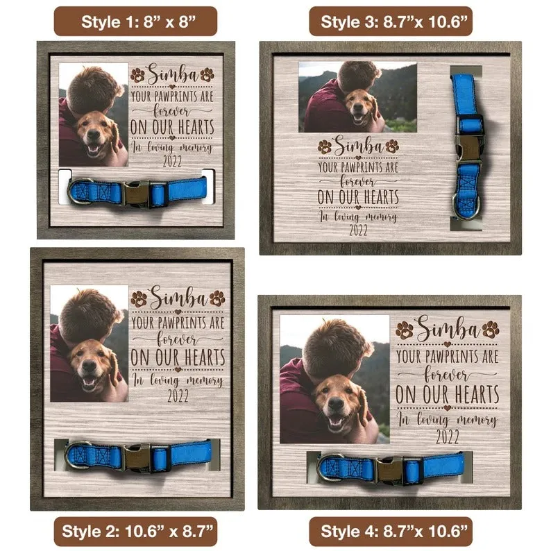 Memorial Dog Collar Frame, Memorial Standing Frame