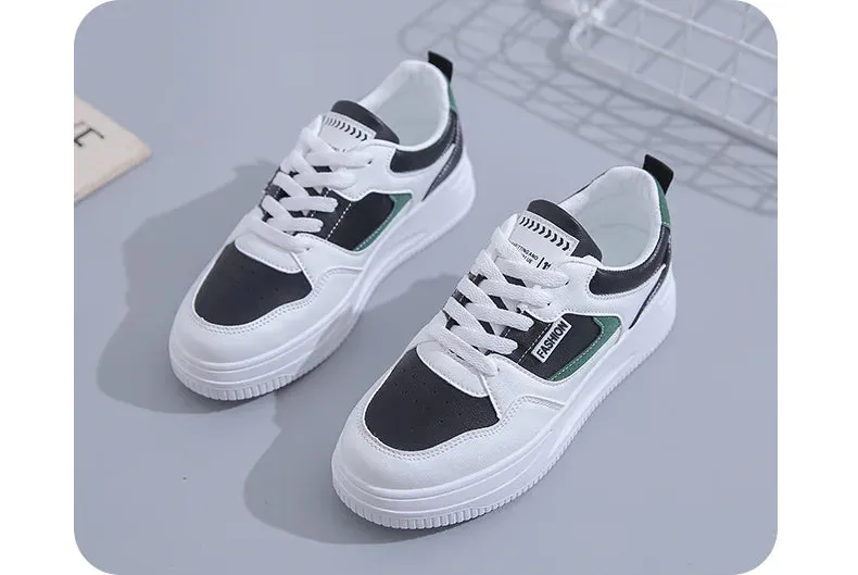 New Women's Platform High Top Sneakers Casual Vulcanized Sport Shoes Fashion White Shoe for Woman Autumn Winter Flats Shoes