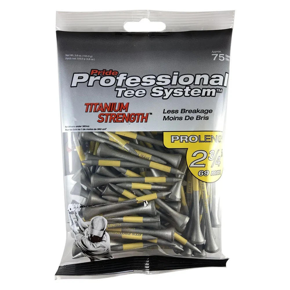 Professional Tee System™ (PTS) Titanium Strength™ Wood Golf Tees