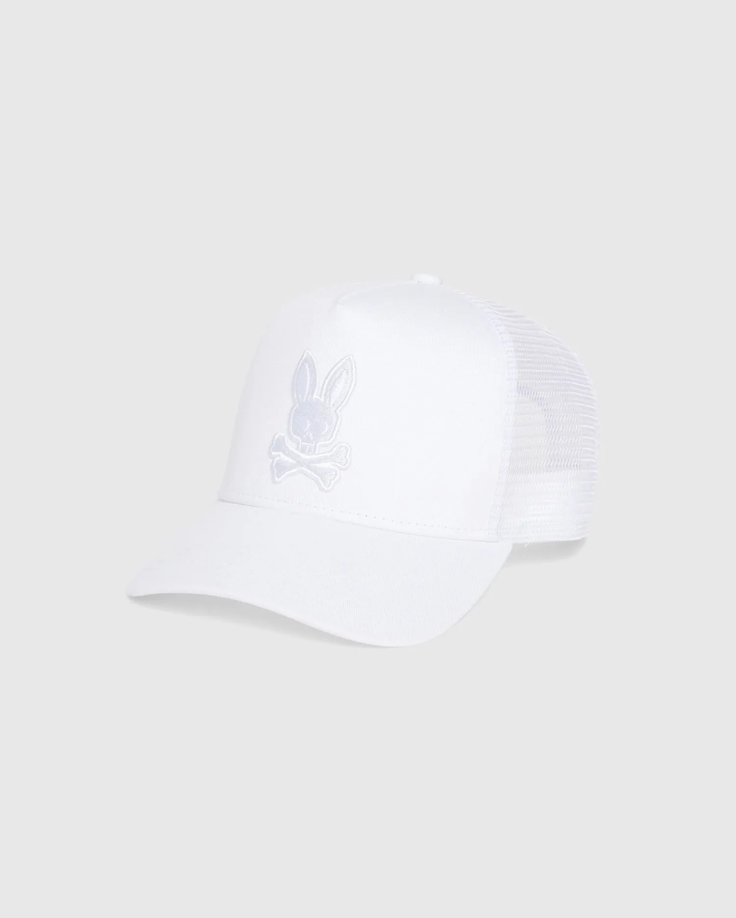 Psycho Bunny Jay Trucker Cap - White