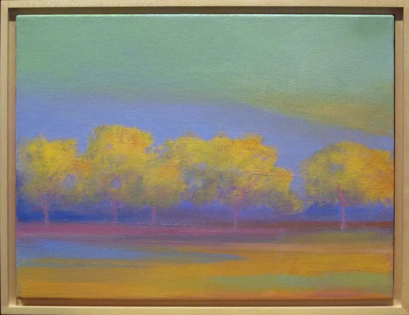 "Tree Line II" by Robert Cipriani - Abstract Painting