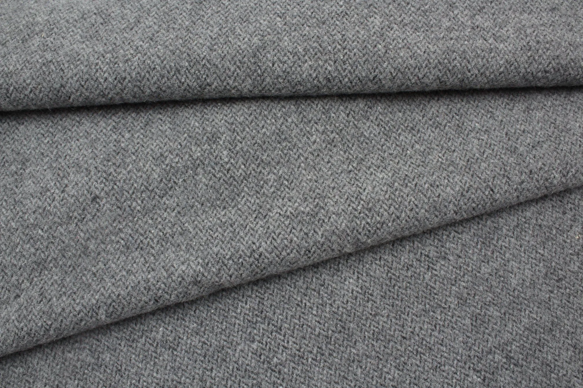 Recycled Wool Blend Herringbone for Jackets