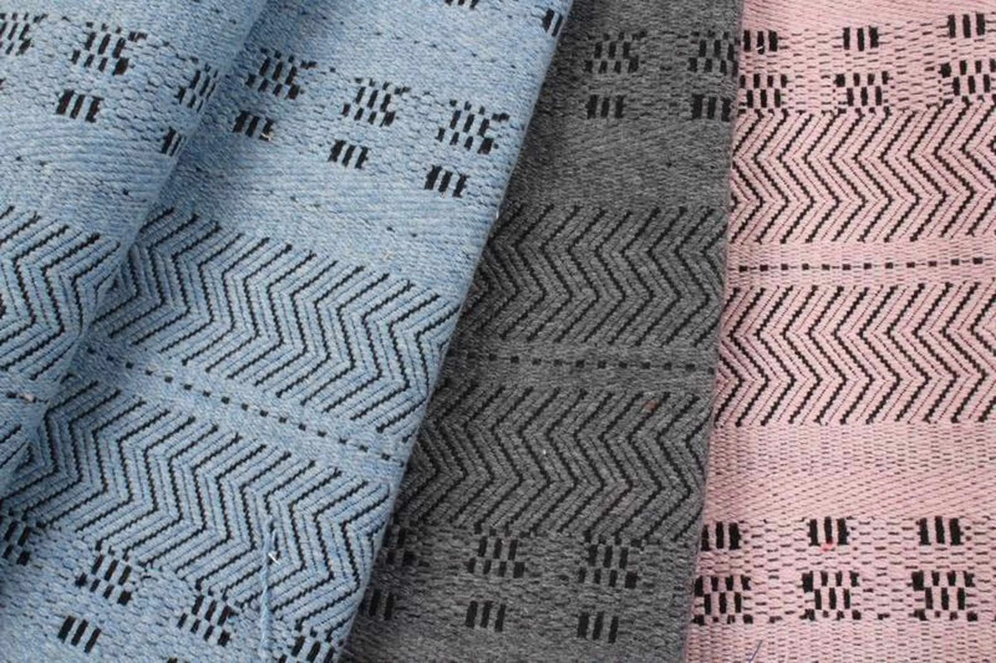 Recycled Wool Jacquard for Outwear - Grey