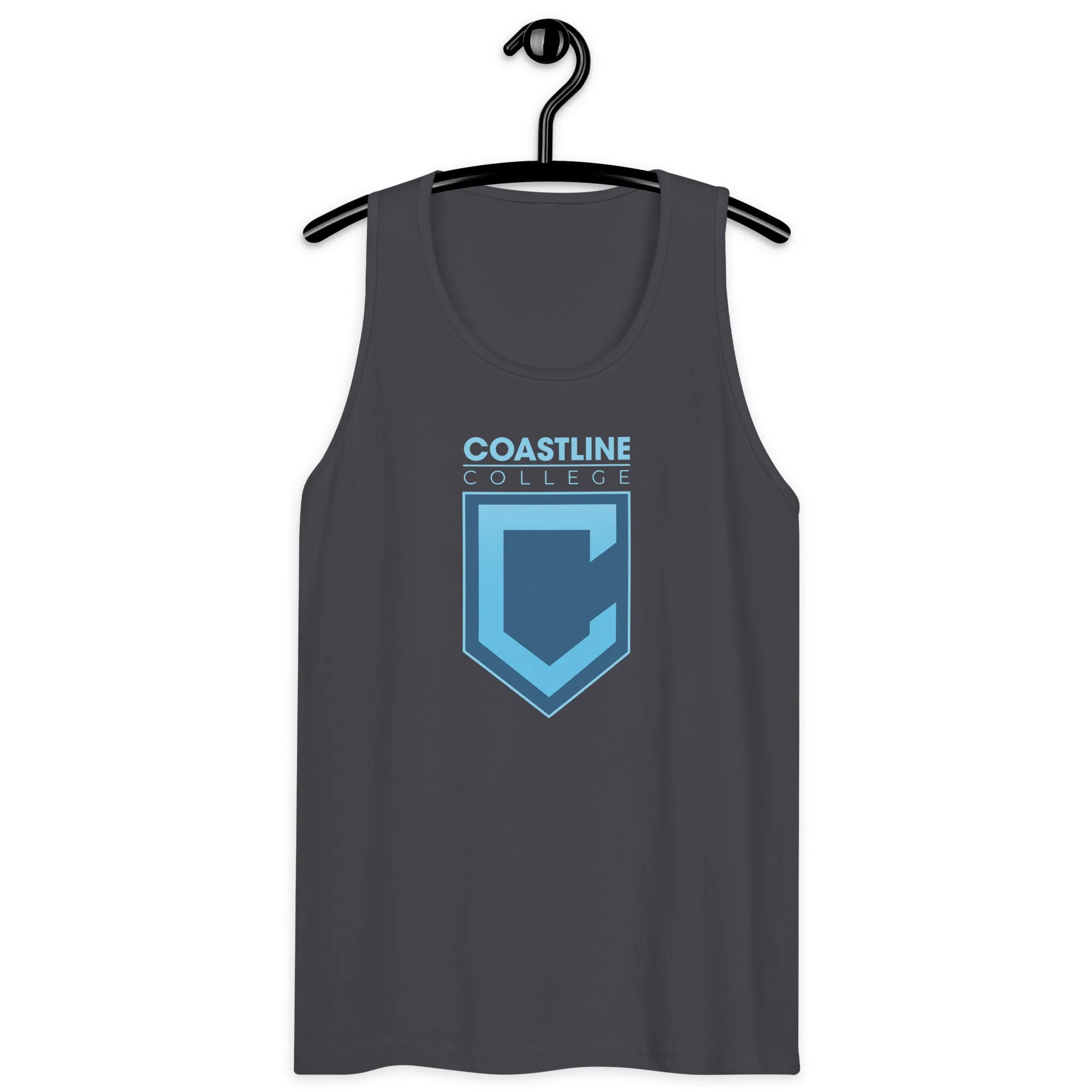 Shield Logo Unisex Premium Tank Top - Dark Colors