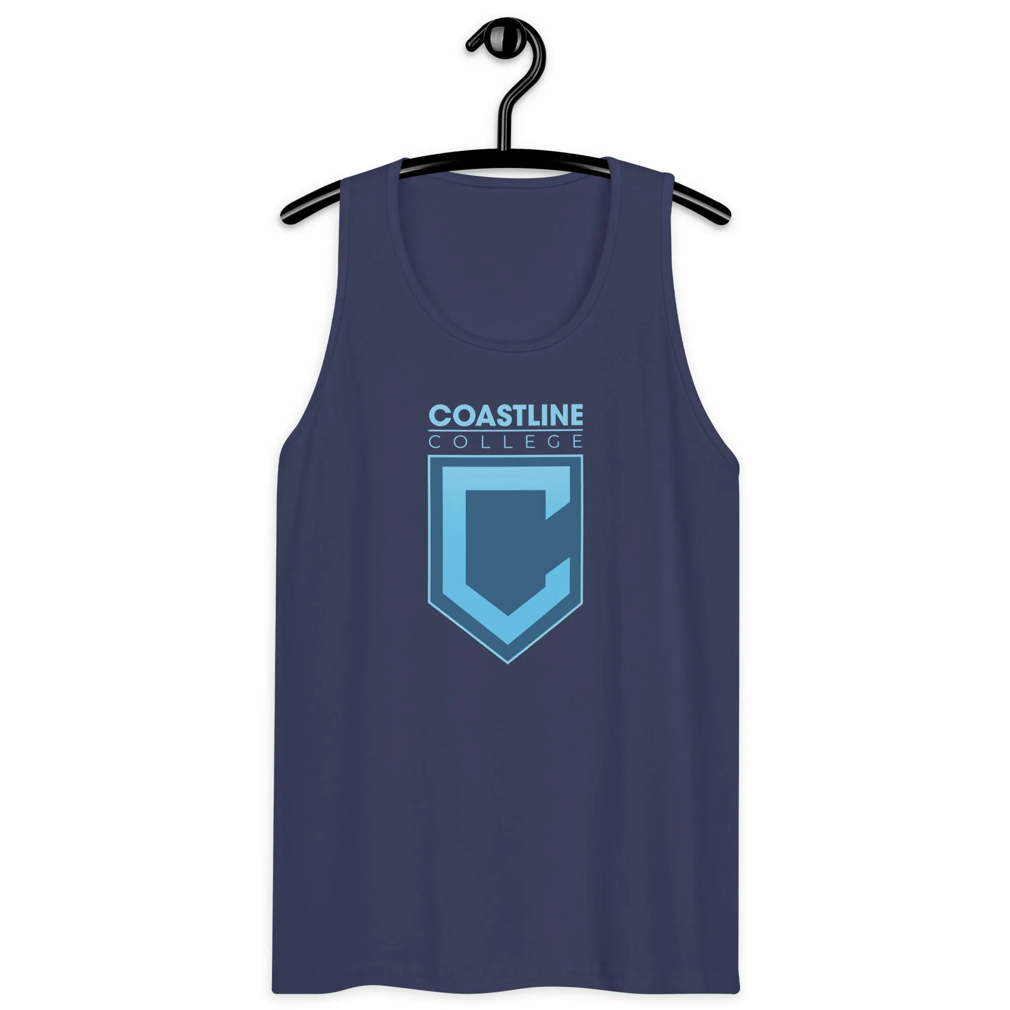 Shield Logo Unisex Premium Tank Top - Dark Colors