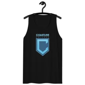 Shield Logo Unisex Premium Tank Top - Dark Colors