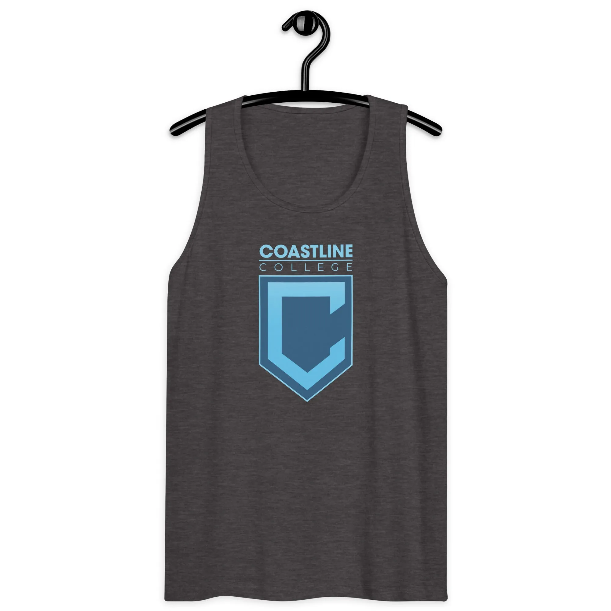 Shield Logo Unisex Premium Tank Top - Dark Colors