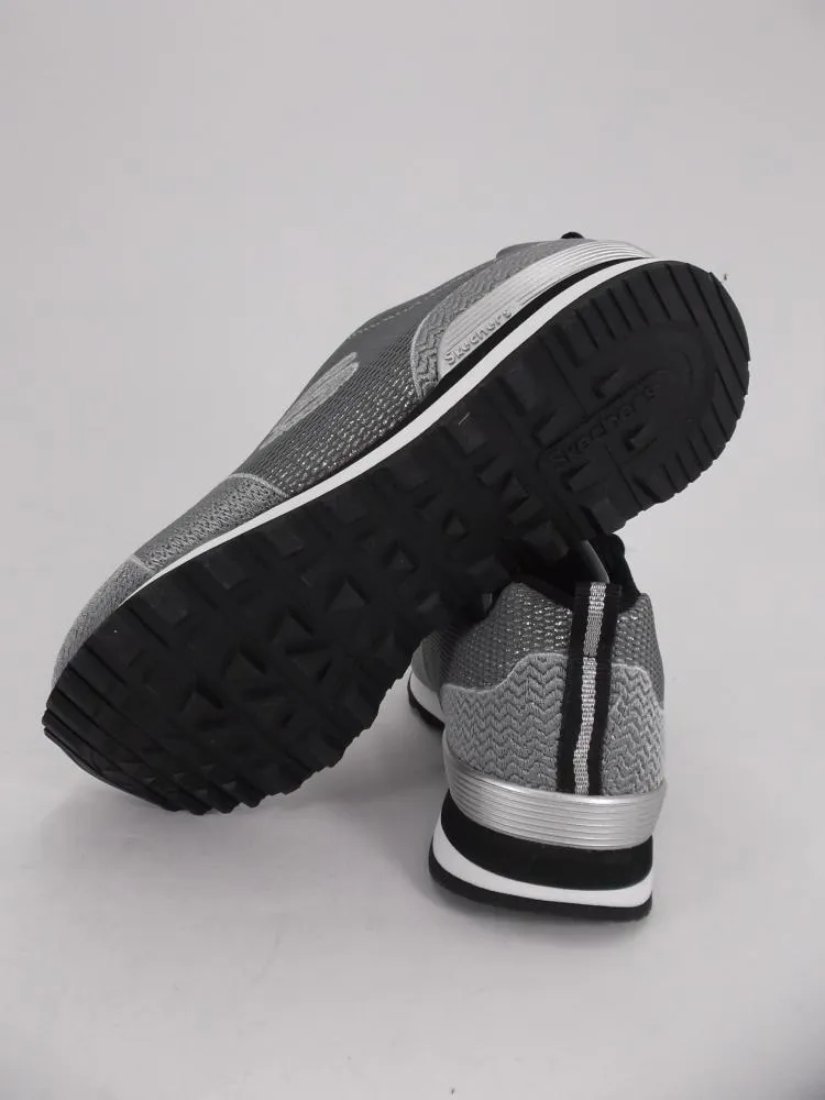 Skechers scarpa sneakers da donna Shimmer Time 117 LTGY grigio chiaro