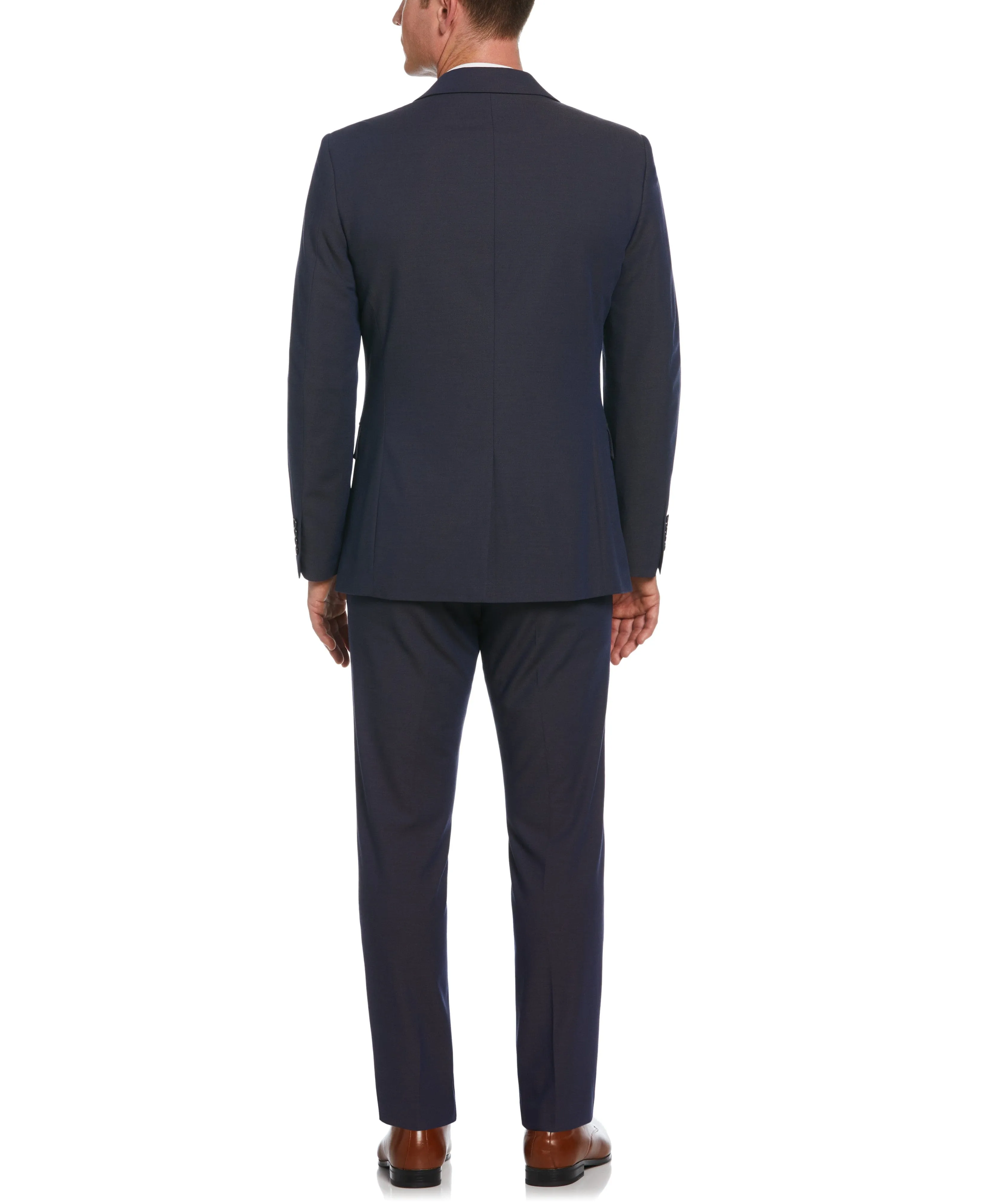 Slim Fit Royal Purple Peak Lapel Louis Suit