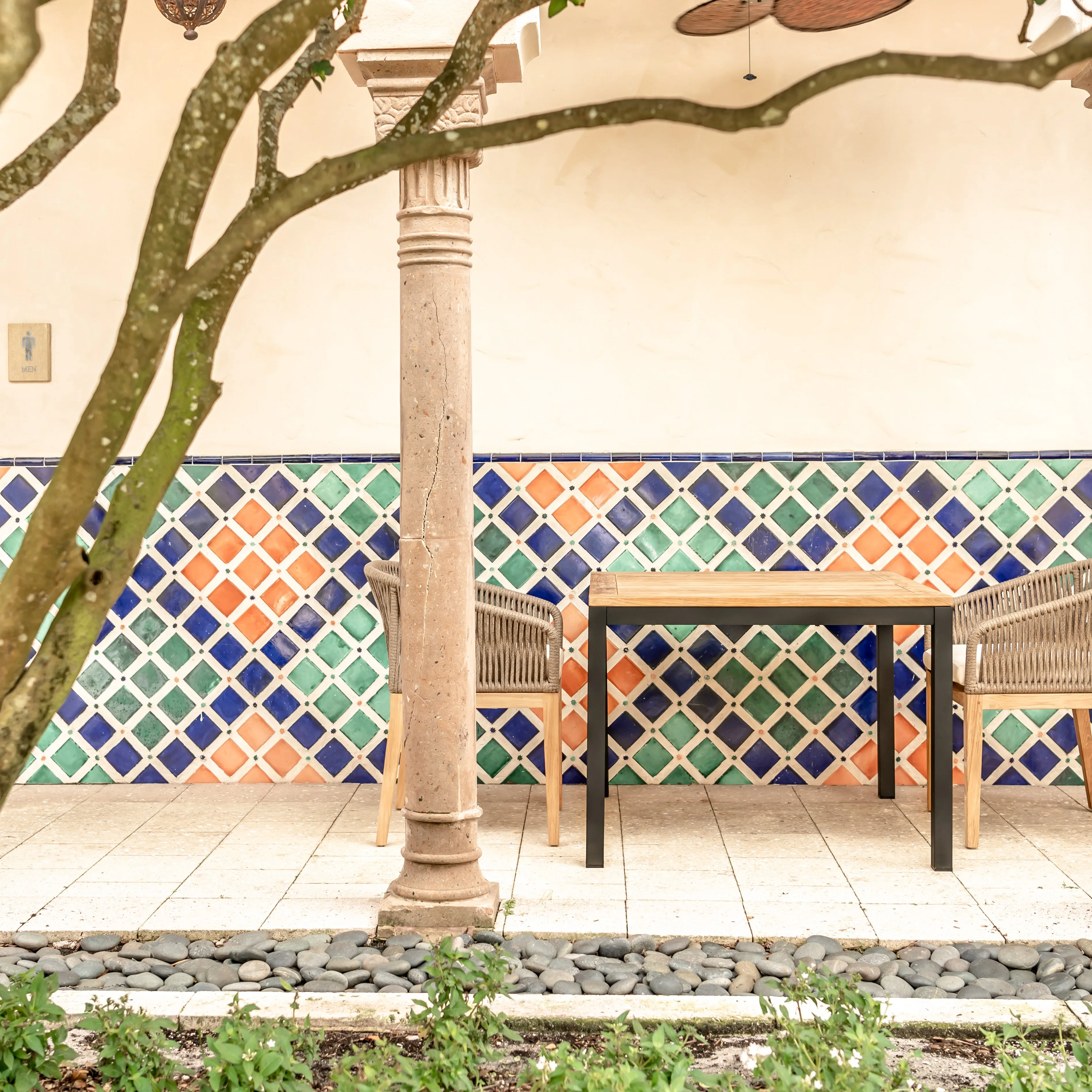 St. Barts 40" Square Table