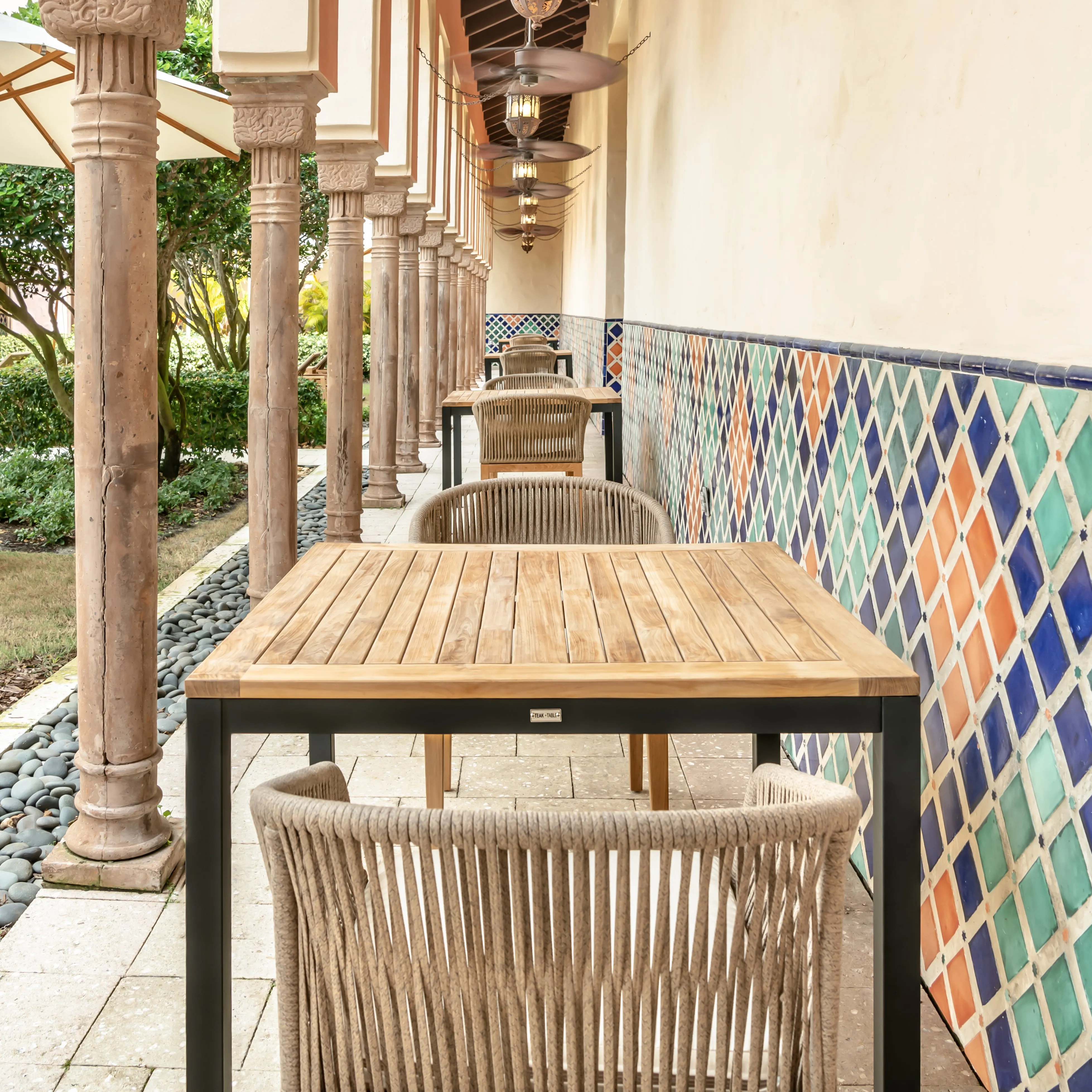 St. Barts 40" Square Table