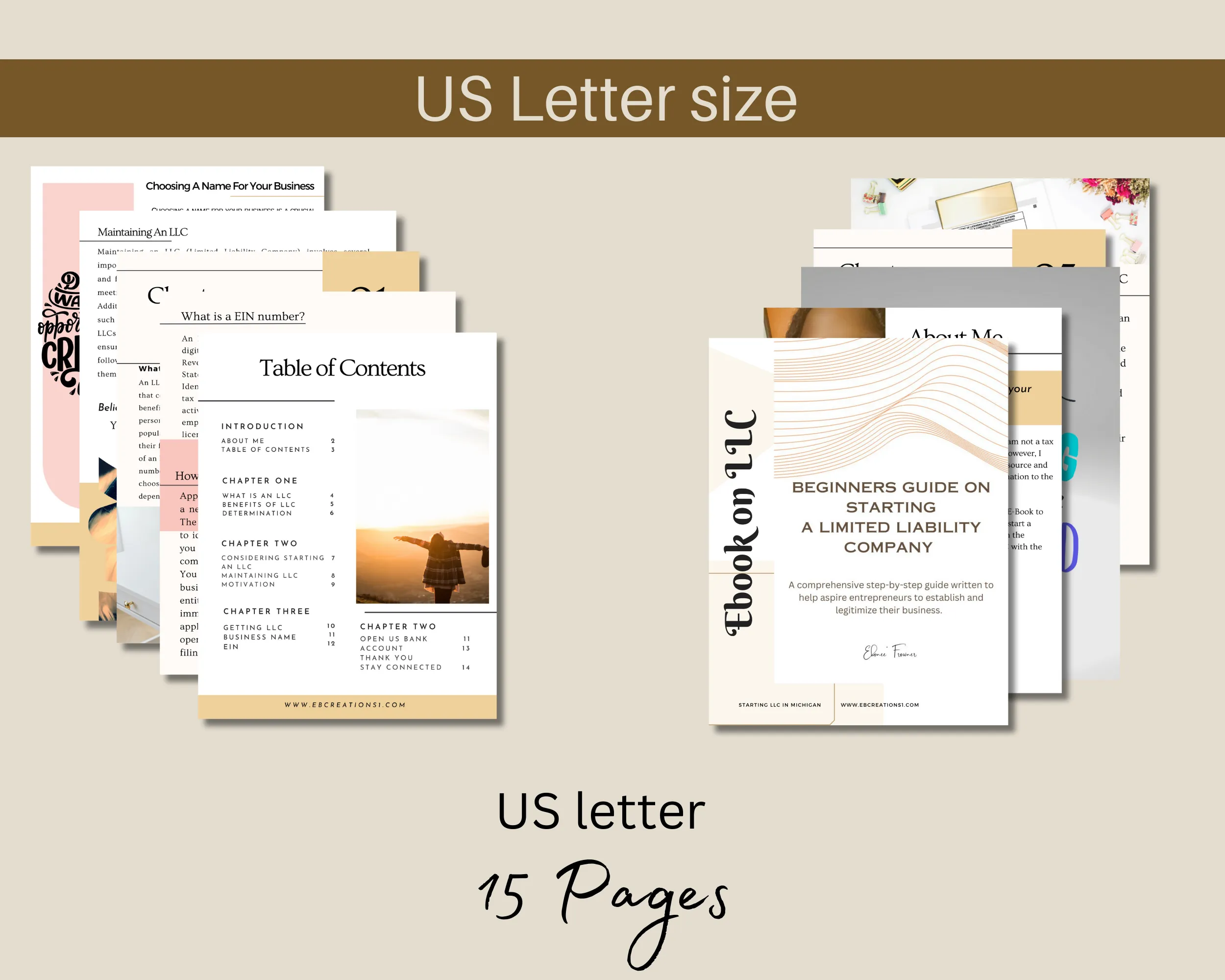 Starting An LLC In Michigan Ebook | Digital Download