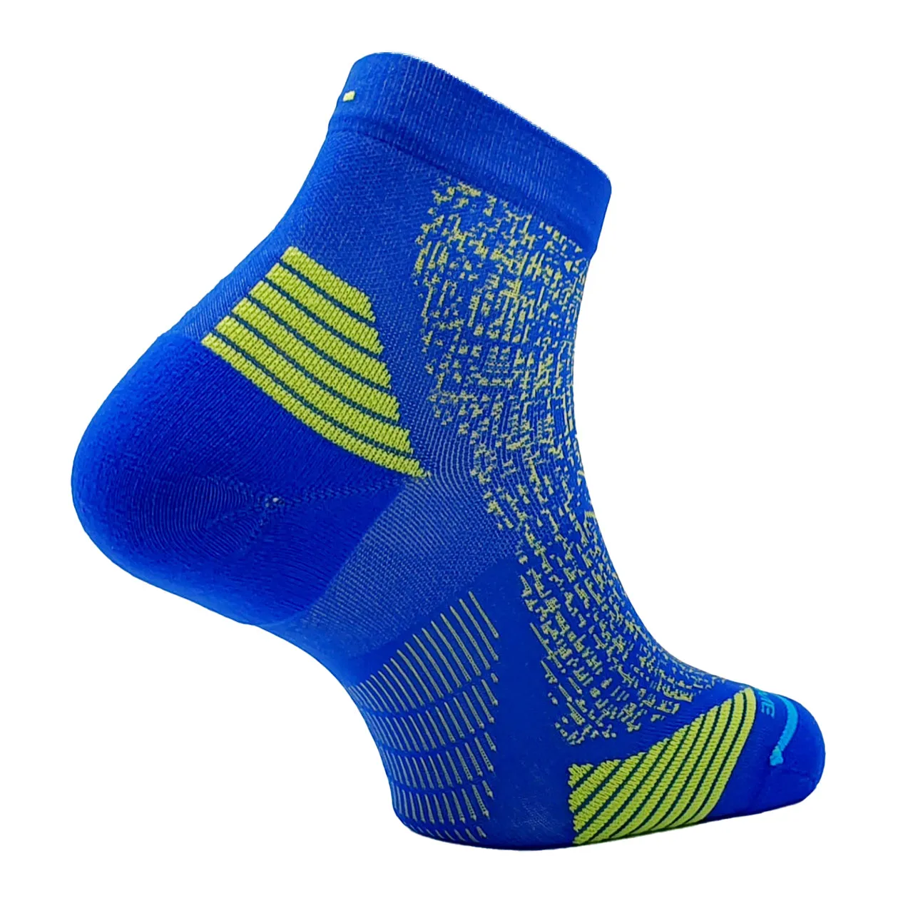 Teko ecoRUN Mini Crew Light Half Cushion 2.0 Running Socks - Unisex - Blue