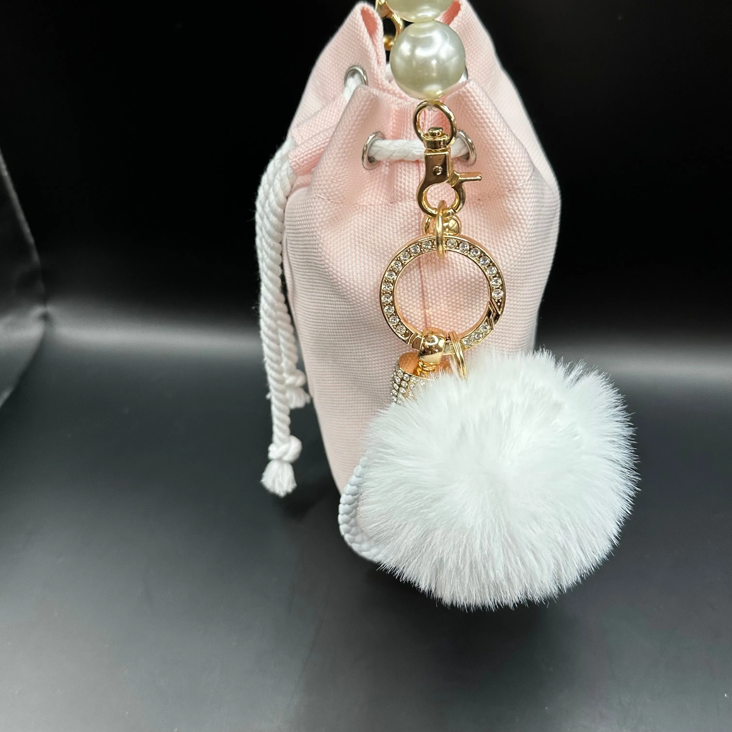The Junco Pearl Handbag  - Pale Pink Dior